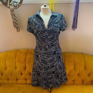 Black & White Safari Mini Dress